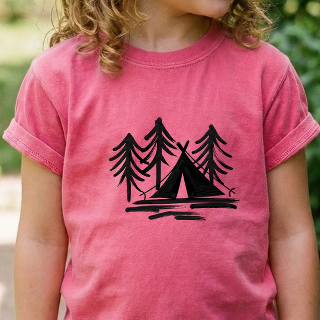 Painted Camp Kids Cotton T-Shirt