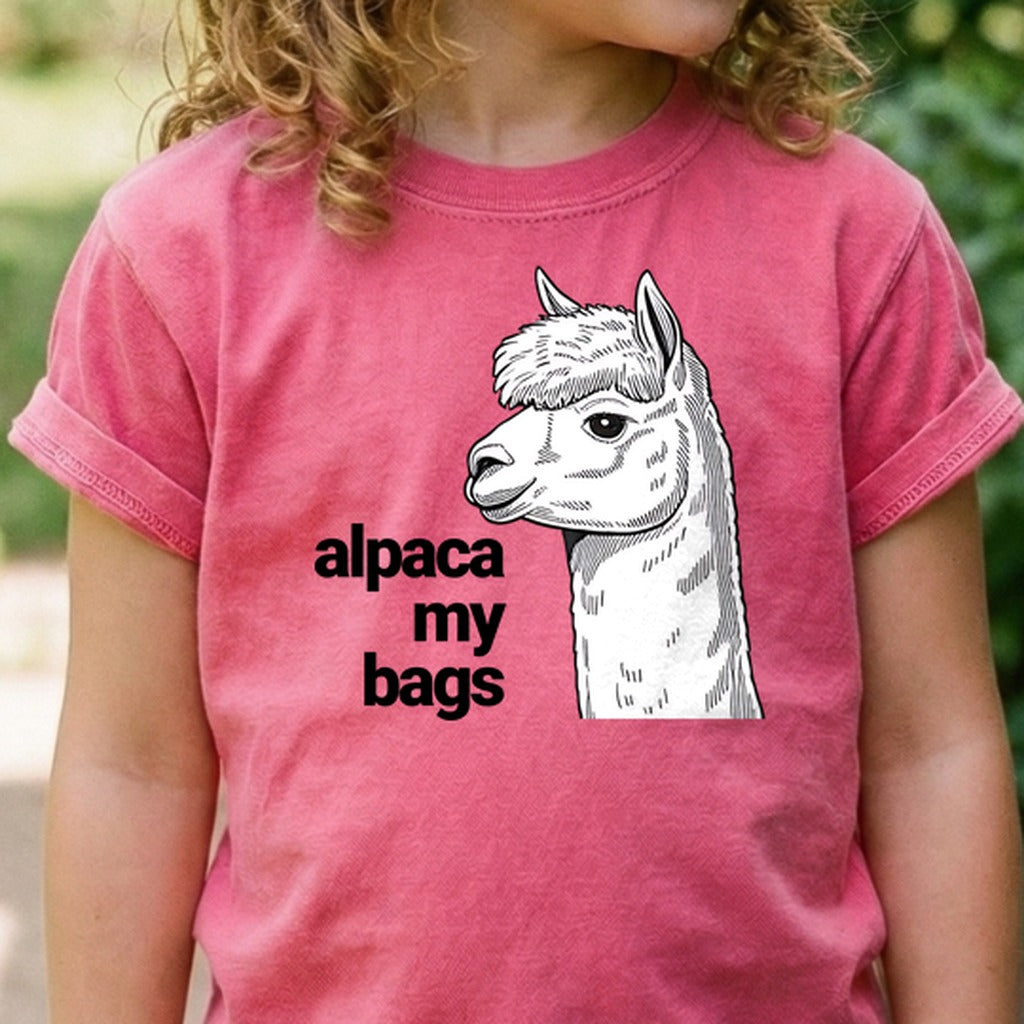 Alpaca My Bags Kids Cotton T-Shirt