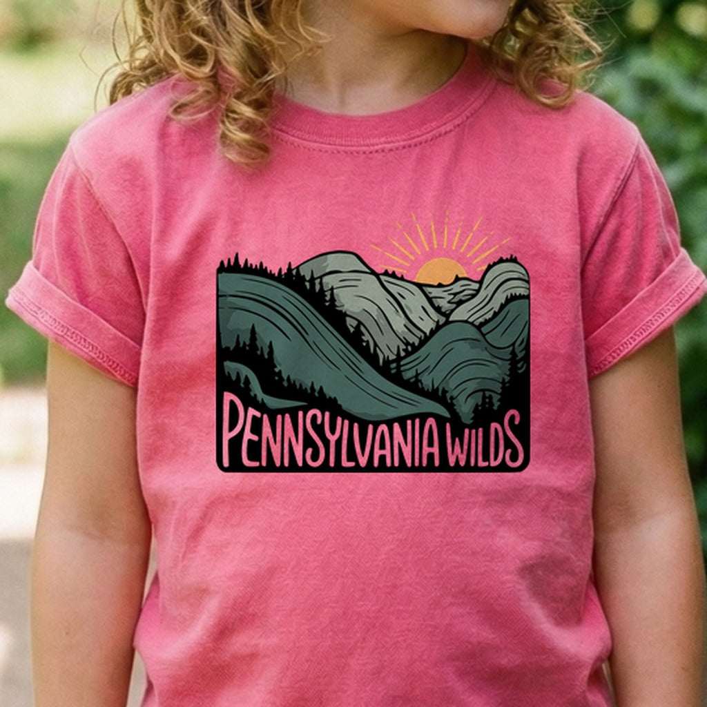 Pennsylvania Wilds Kids Cotton T-Shirt