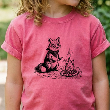 The Pyrofessor Fox Kids Cotton T-Shirt