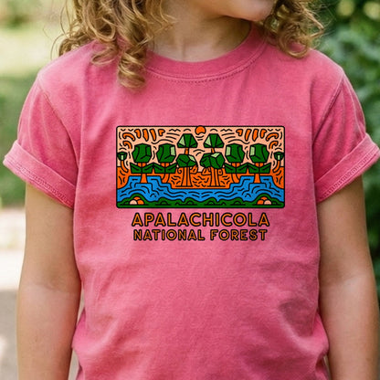 Apalachicola National Forest Kids Cotton T-Shirt