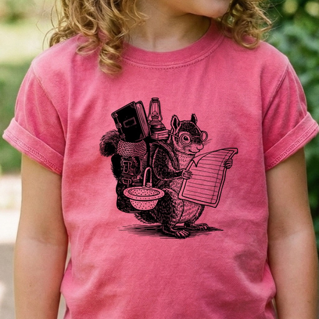 The Packademic Squirrel Kids Cotton T-Shirt