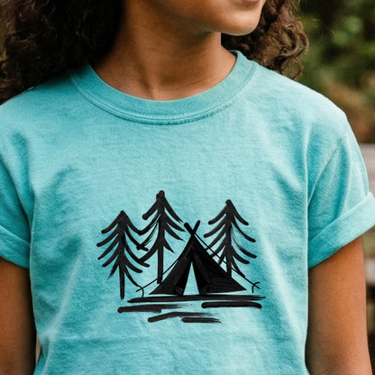 Painted Camp Kids Cotton T-Shirt