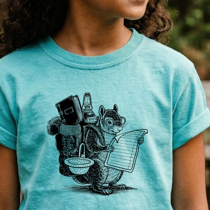 The Packademic Squirrel Kids Cotton T-Shirt