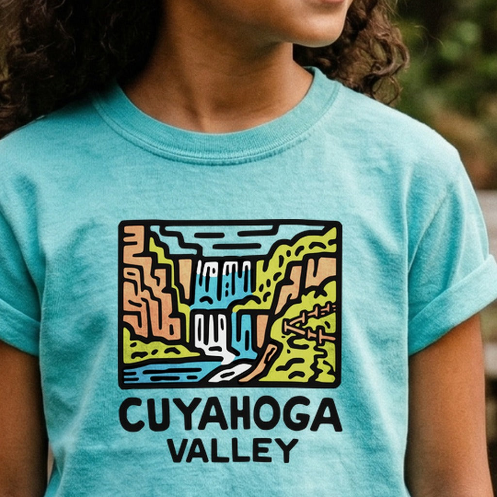 Cuyahoga Valley National Park Kids Cotton T-Shirt