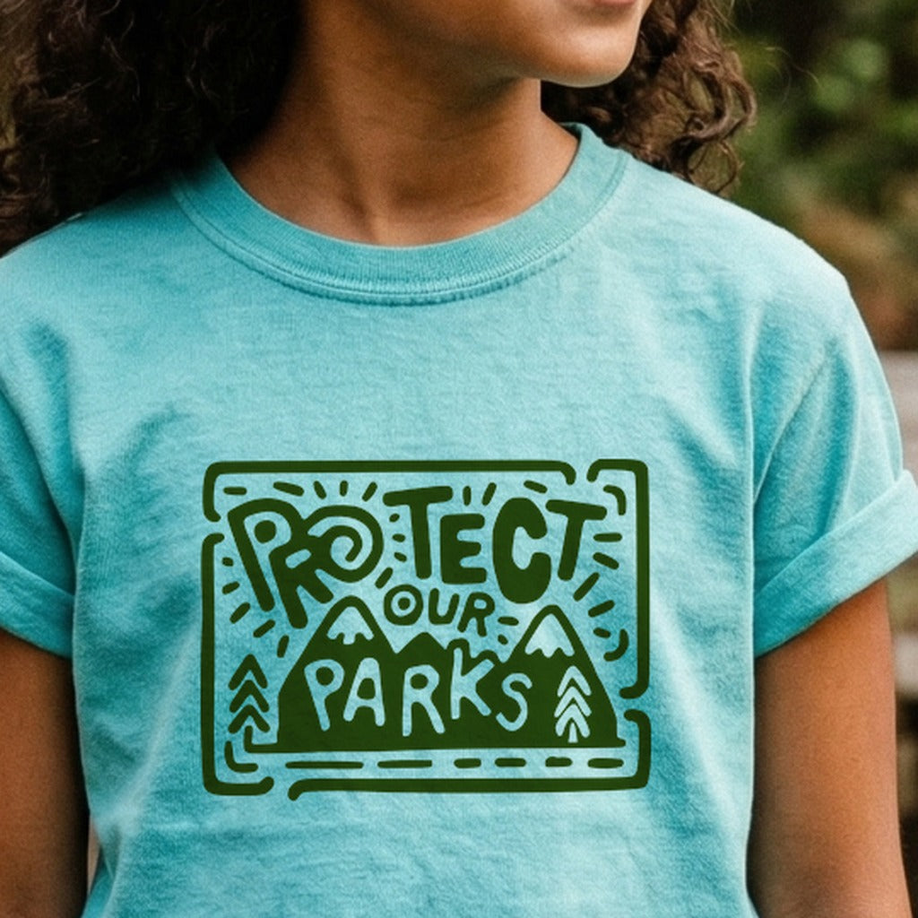 Protect Our Parks Kids Cotton T-Shirt