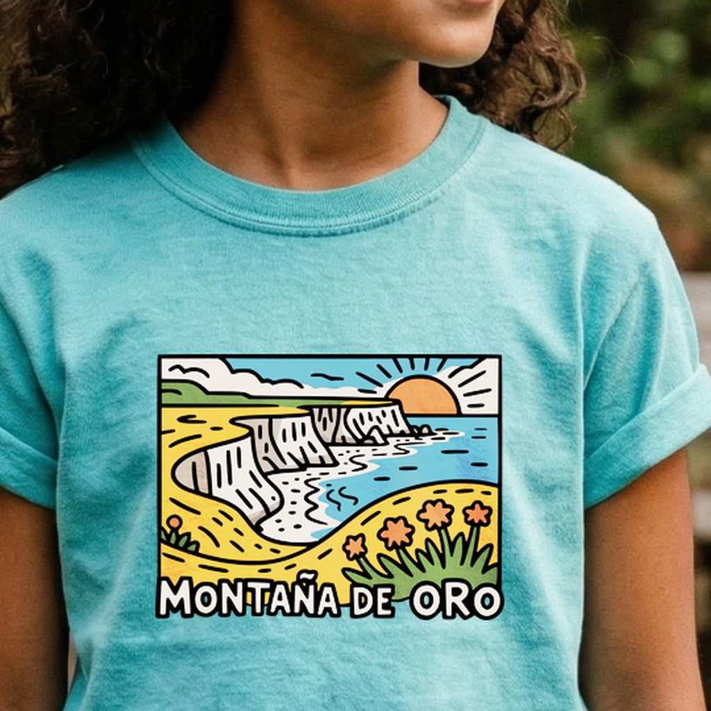 Montana de Oro State Park Kids Cotton T-Shirt
