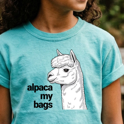 Alpaca My Bags Kids Cotton T-Shirt