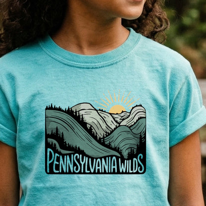Pennsylvania Wilds Kids Cotton T-Shirt