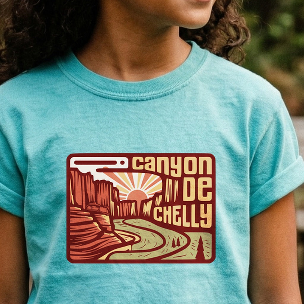 Canyon de Chelly National Monument Kids Cotton T-Shirt