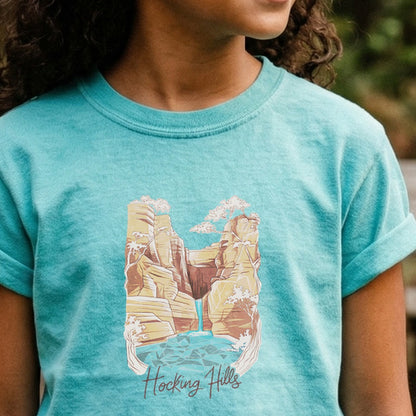 Hocking Hills State Park Kids Cotton T-Shirt