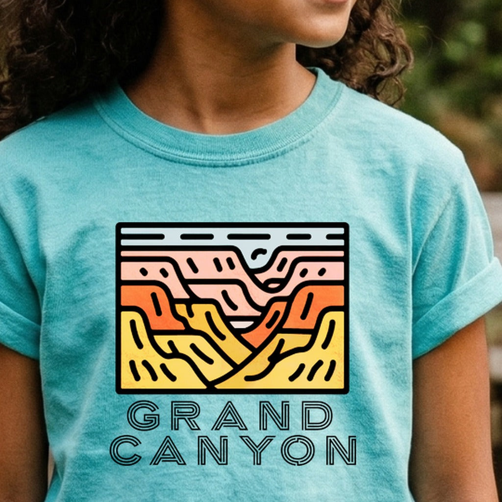 Grand Canyon National Park Kids Cotton T-Shirt