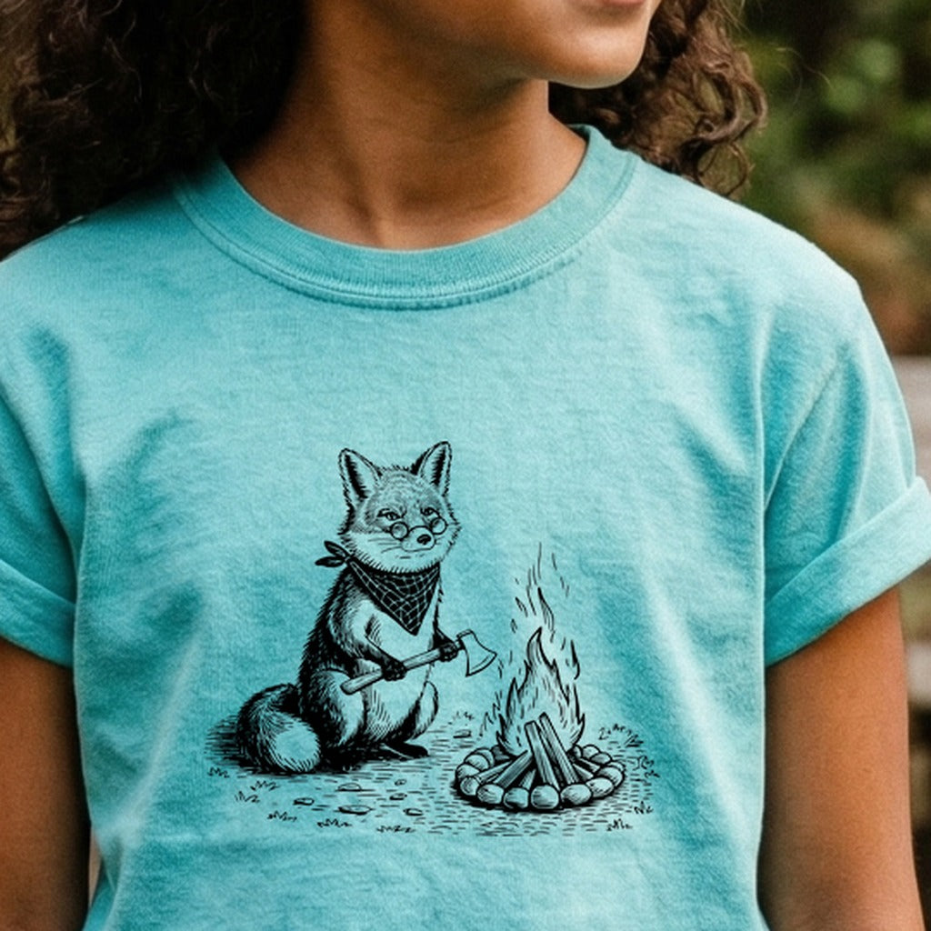 The Pyrofessor Fox Kids Cotton T-Shirt
