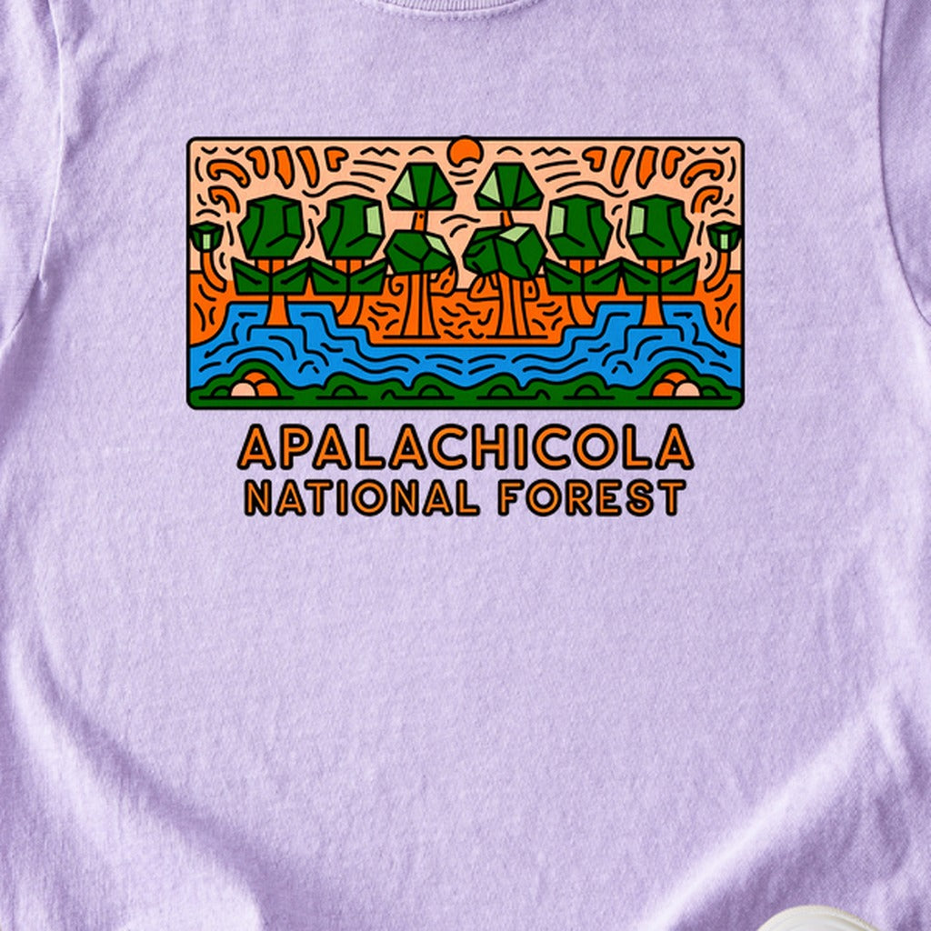 Apalachicola National Forest Kids Cotton T-Shirt