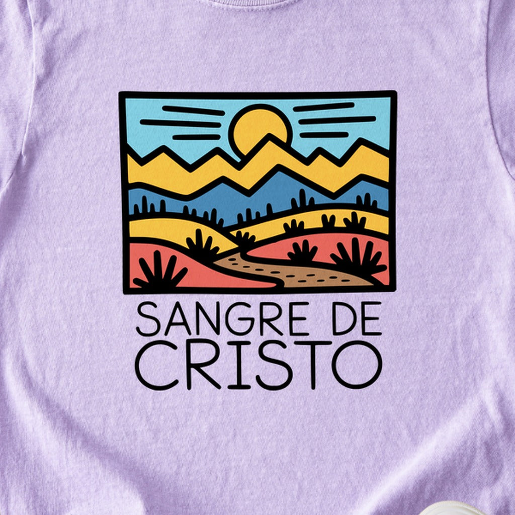 Sangre De Cristo Mountains Kids Cotton T-Shirt