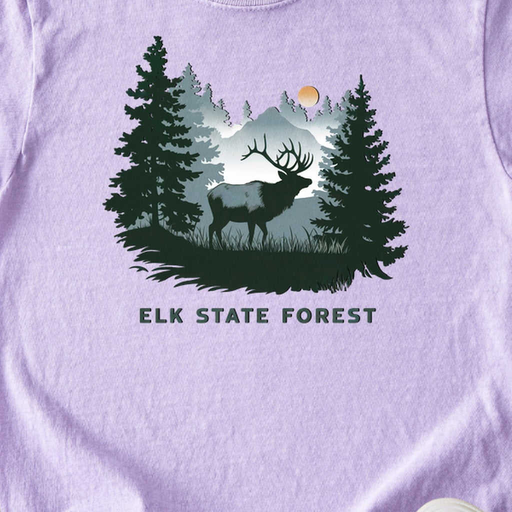 Elk State Forest Kids Cotton T-Shirt