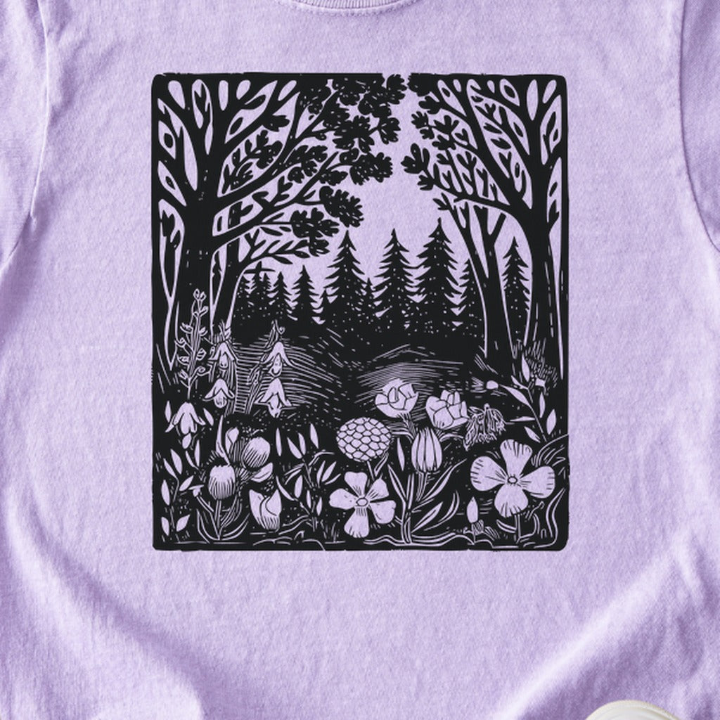Forest Bloom Kids Cotton T-Shirt