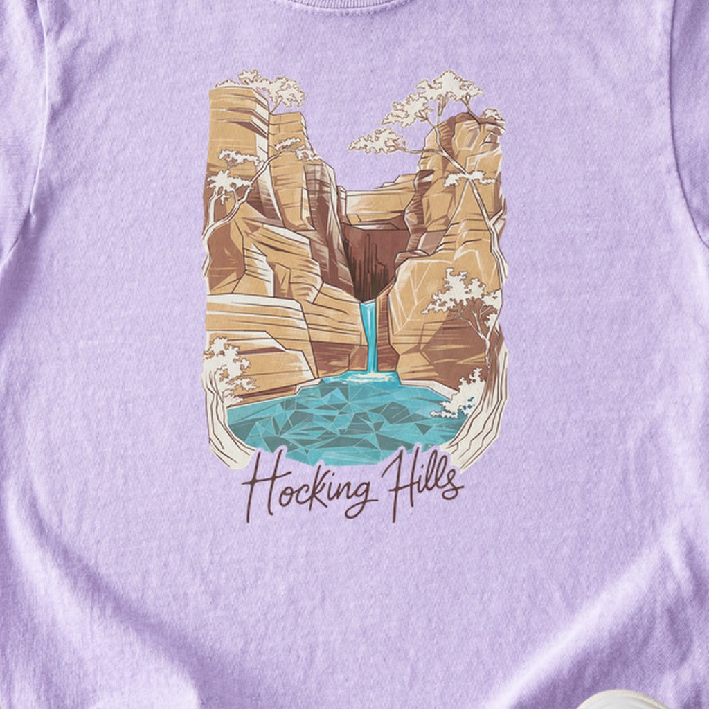 Hocking Hills State Park Kids Cotton T-Shirt