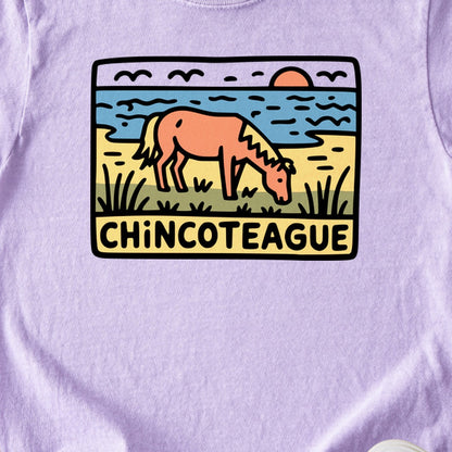 Chincoteague National Wildlife Refuge Kids Cotton T-Shirt