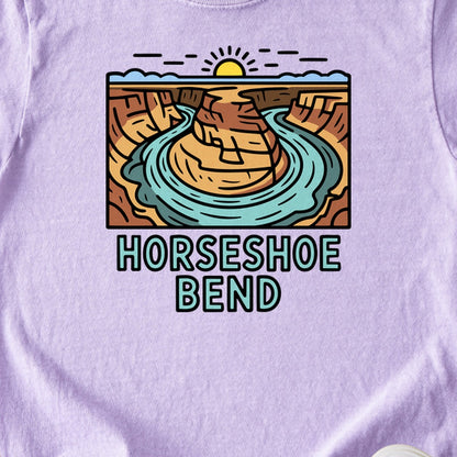 Horseshoe Bend Glen Canyon Kids Cotton T-Shirt