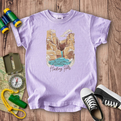 Hocking Hills State Park Kids Cotton T-Shirt