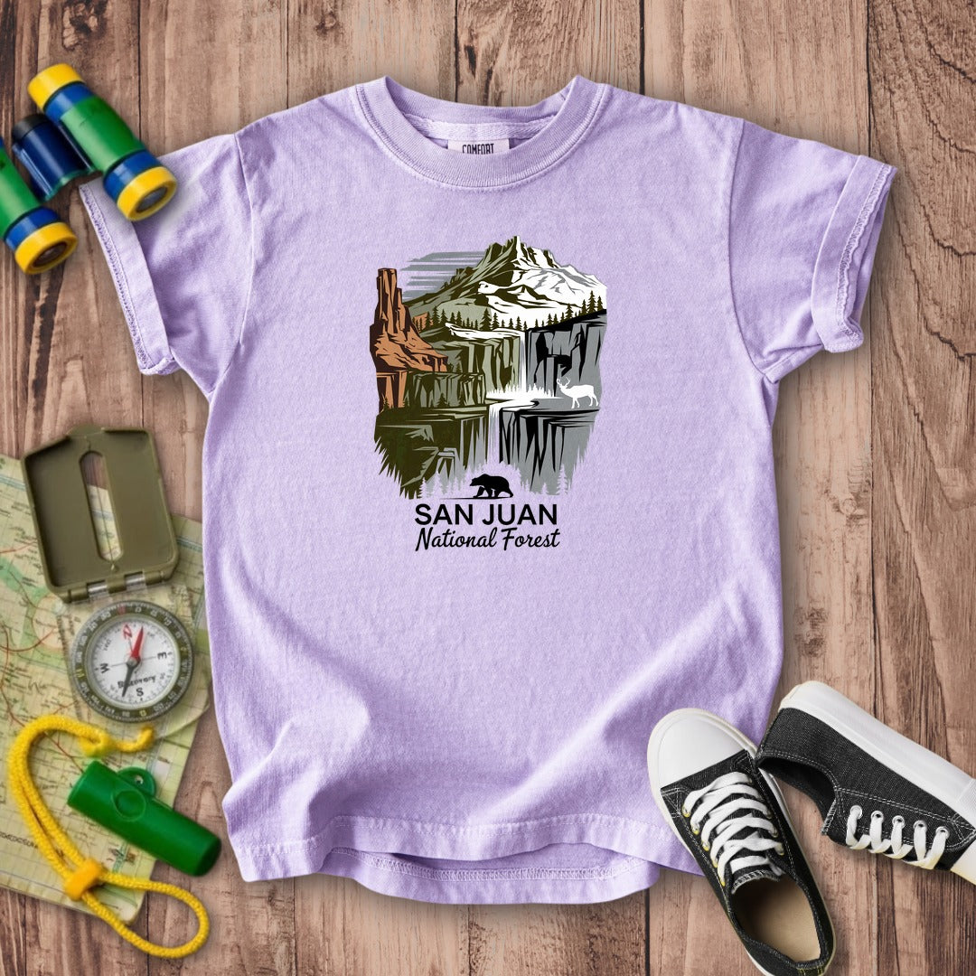 San Juan National Forest Kids Cotton T-Shirt