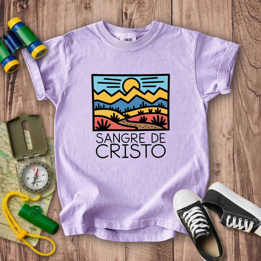 Sangre De Cristo Mountains Kids Cotton T-Shirt