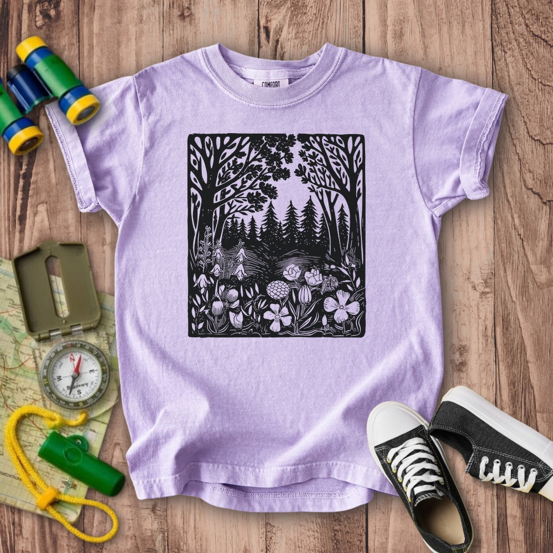 Forest Bloom Kids Cotton T-Shirt