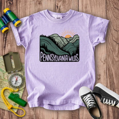 Pennsylvania Wilds Kids Cotton T-Shirt