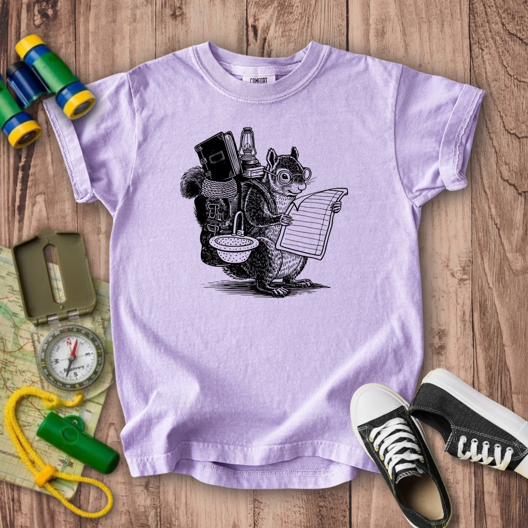 The Packademic Squirrel Kids Cotton T-Shirt