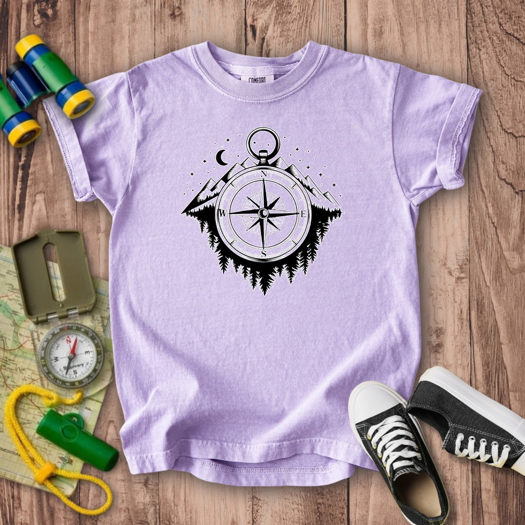 Navigate the Mountains Kids Cotton T-Shirt