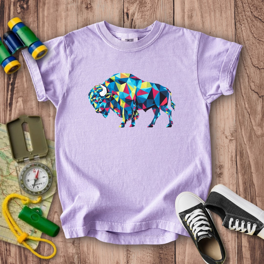 Buffalo Mosaic Kids Cotton T-Shirt