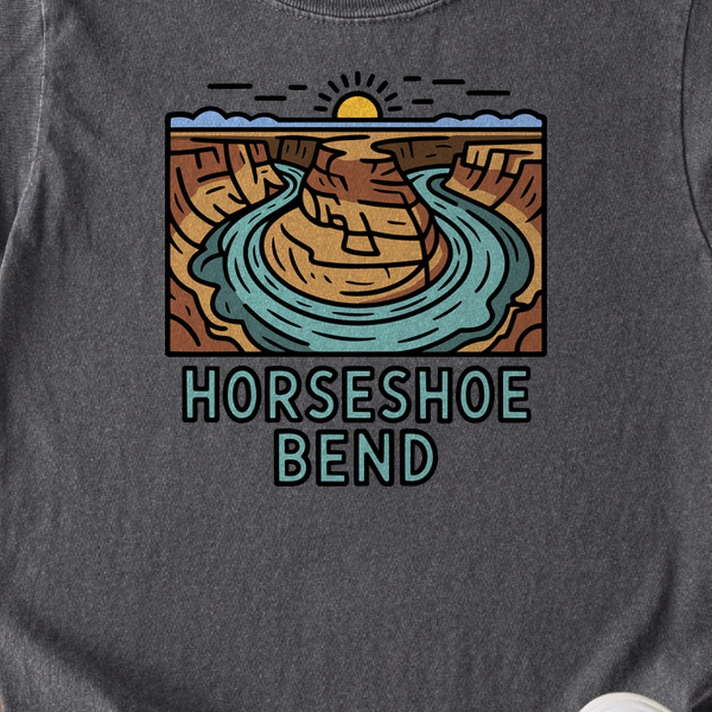 Horseshoe Bend Glen Canyon Kids Cotton T-Shirt