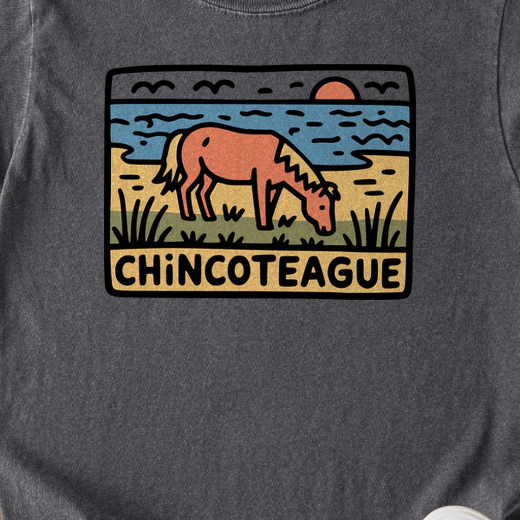 Chincoteague National Wildlife Refuge Kids Cotton T-Shirt