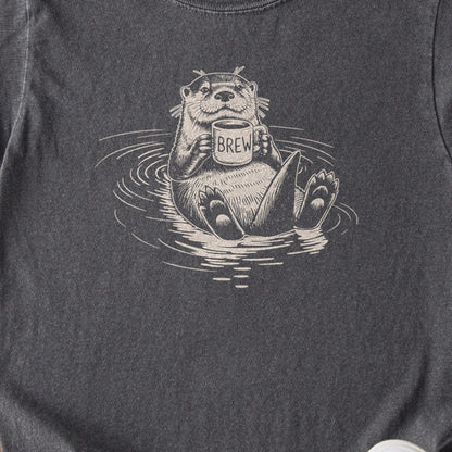 The Hoptimist Otter Kids Cotton T-Shirt