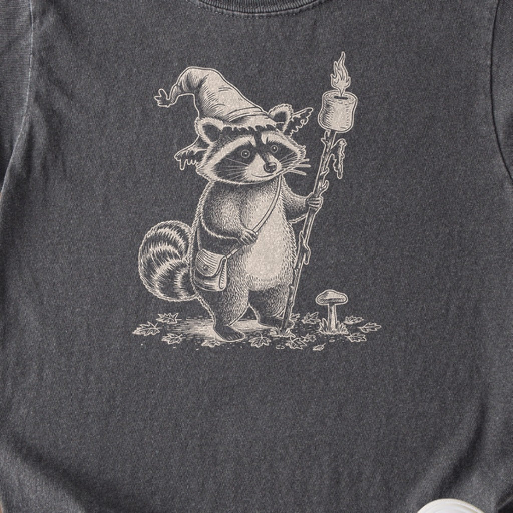 The S'morecerer Raccoon Kids Cotton T-Shirt