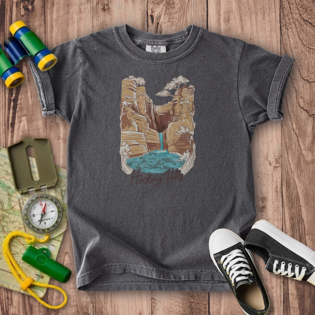 Hocking Hills State Park Kids Cotton T-Shirt