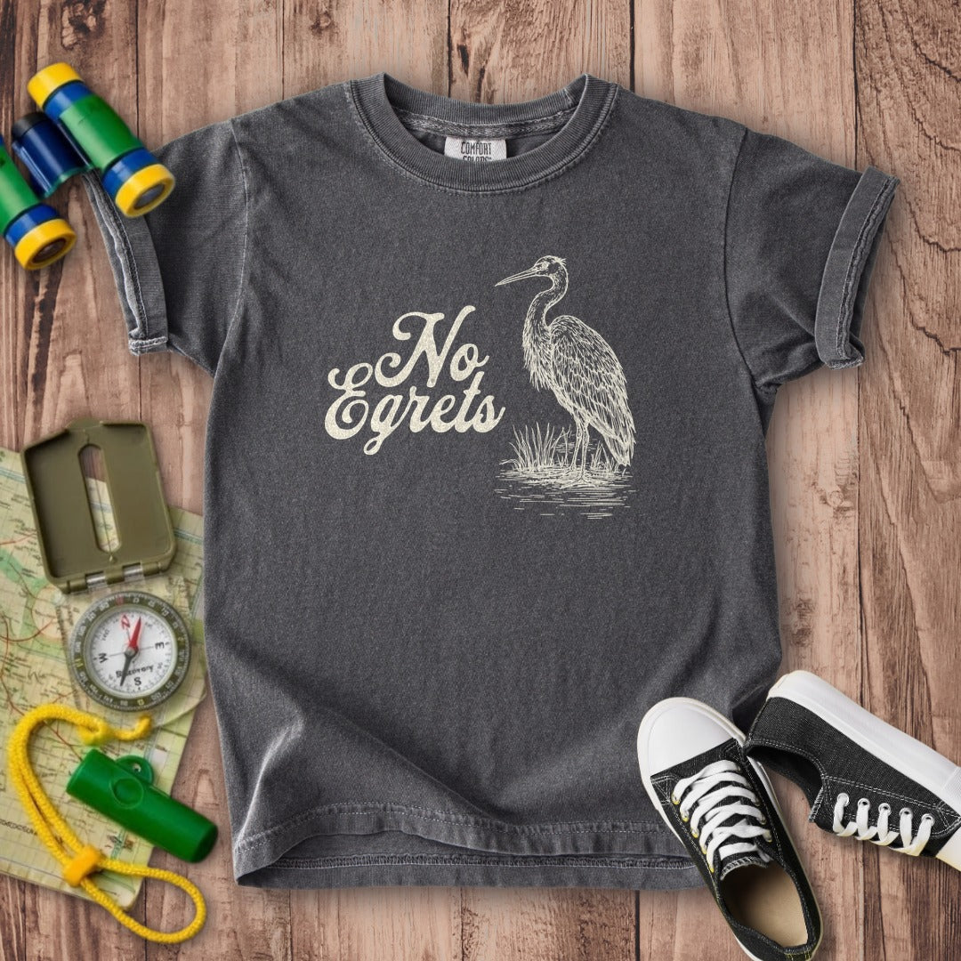 No Egrets Kids Cotton T-Shirt