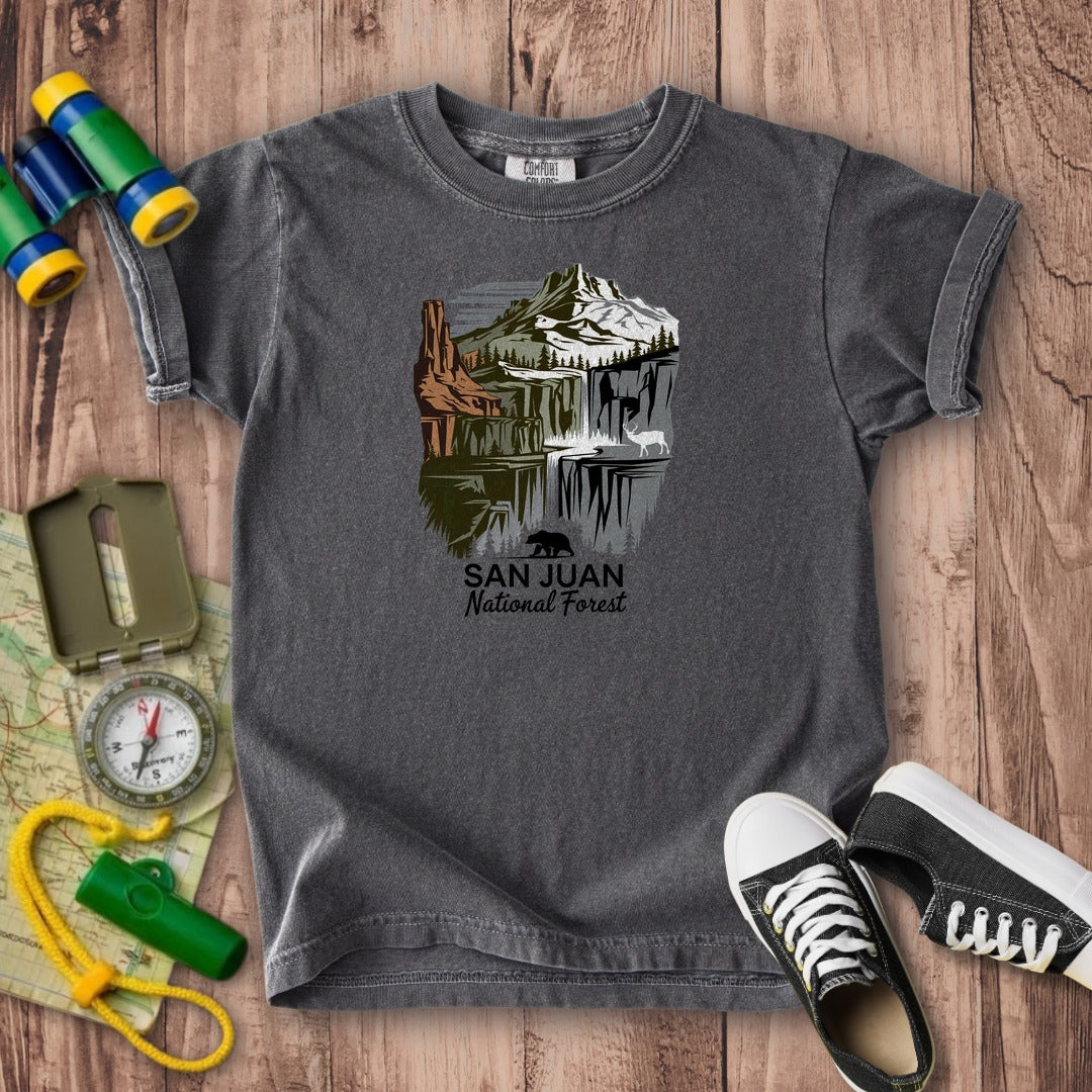 San Juan National Forest Kids Cotton T-Shirt