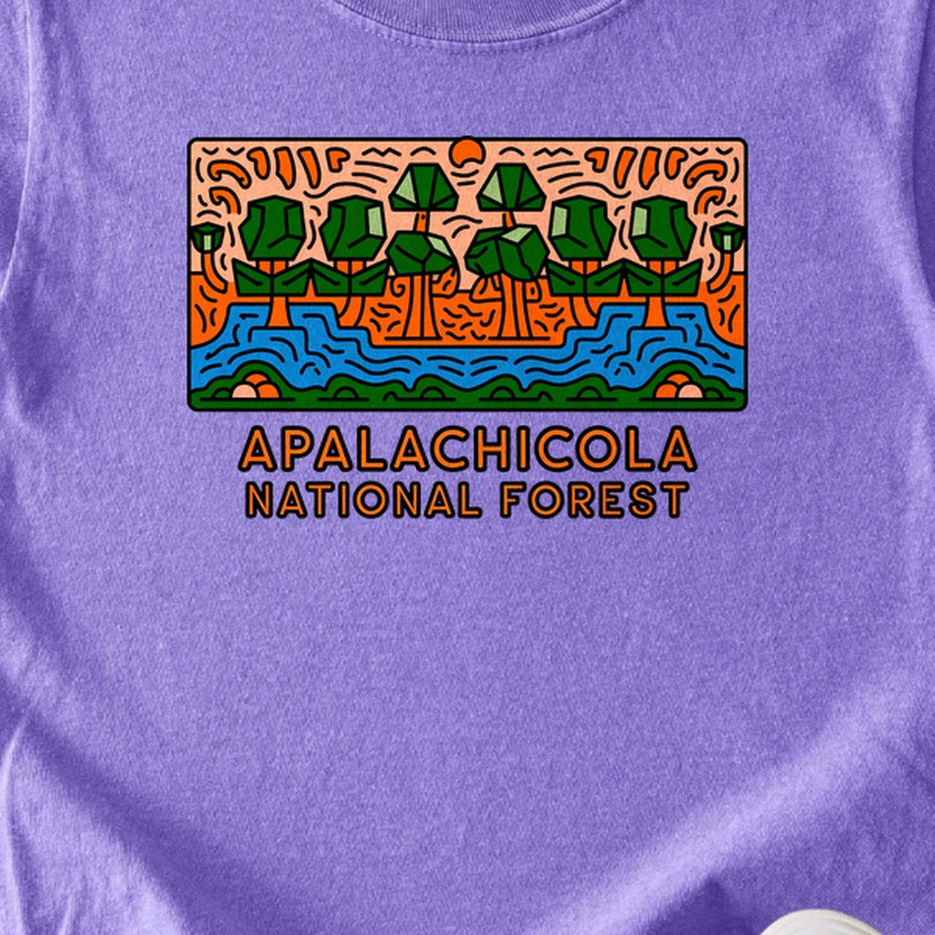 Apalachicola National Forest Kids Cotton T-Shirt