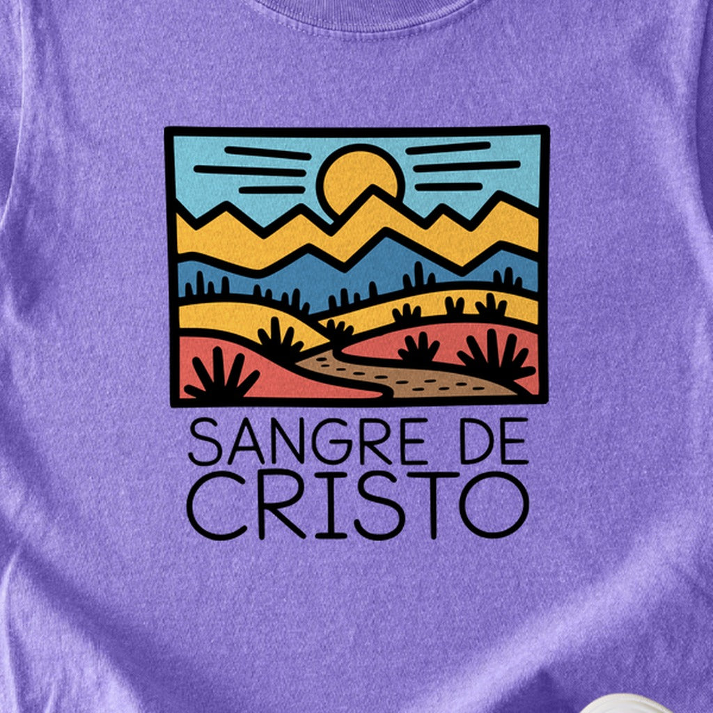 Sangre De Cristo Mountains Kids Cotton T-Shirt