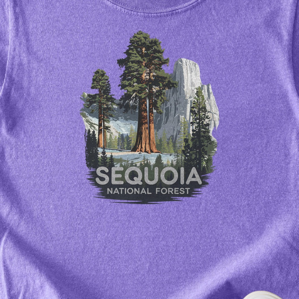 Sequoia National Forest Kids Cotton T-Shirt