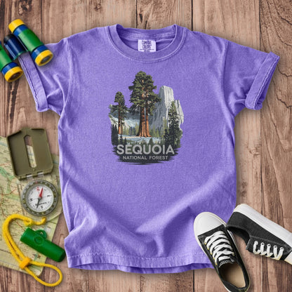 Sequoia National Forest Kids Cotton T-Shirt