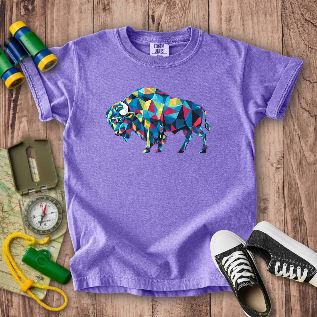 Buffalo Mosaic Kids Cotton T-Shirt