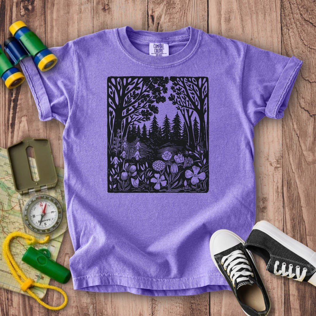 Forest Bloom Kids Cotton T-Shirt
