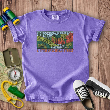 Allegheny National Forest Kids Cotton T-Shirt