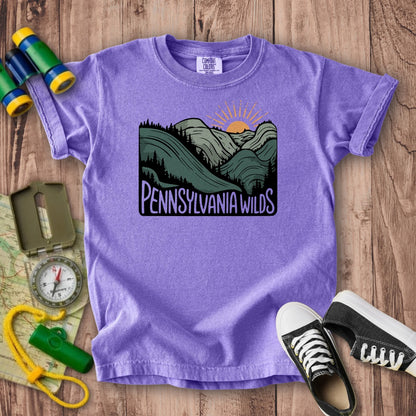 Pennsylvania Wilds Kids Cotton T-Shirt