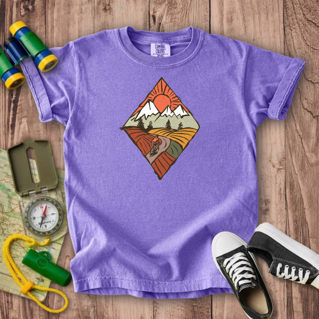 Pedal to the Peaks Kids Cotton T-Shirt
