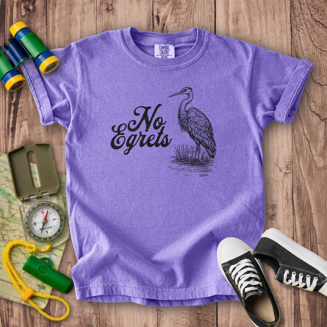 No Egrets Kids Cotton T-Shirt