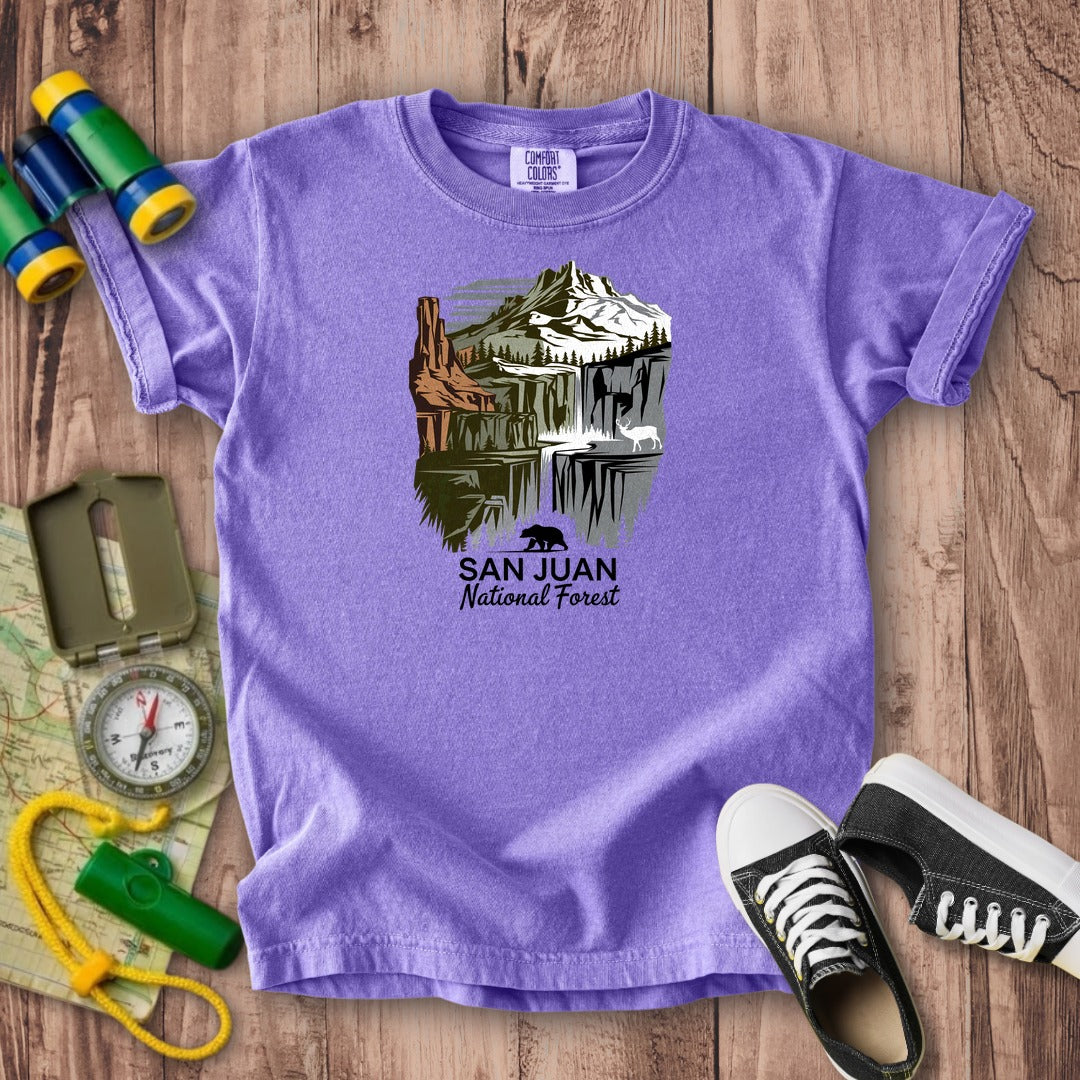 San Juan National Forest Kids Cotton T-Shirt